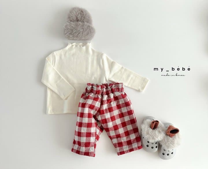 My Bebe - Korean Children Fashion - #kidsshorts - Half Turtleneck - 5