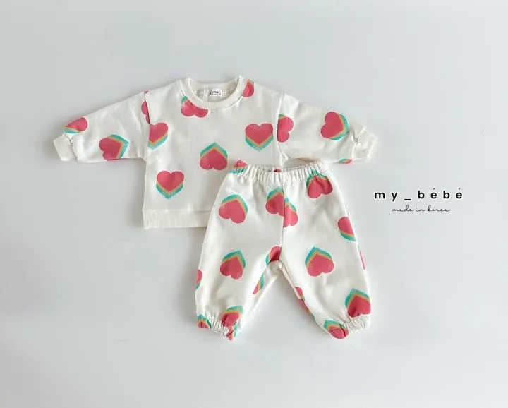 My Bebe - Korean Children Fashion - #kidsstore - Printed Set - 6