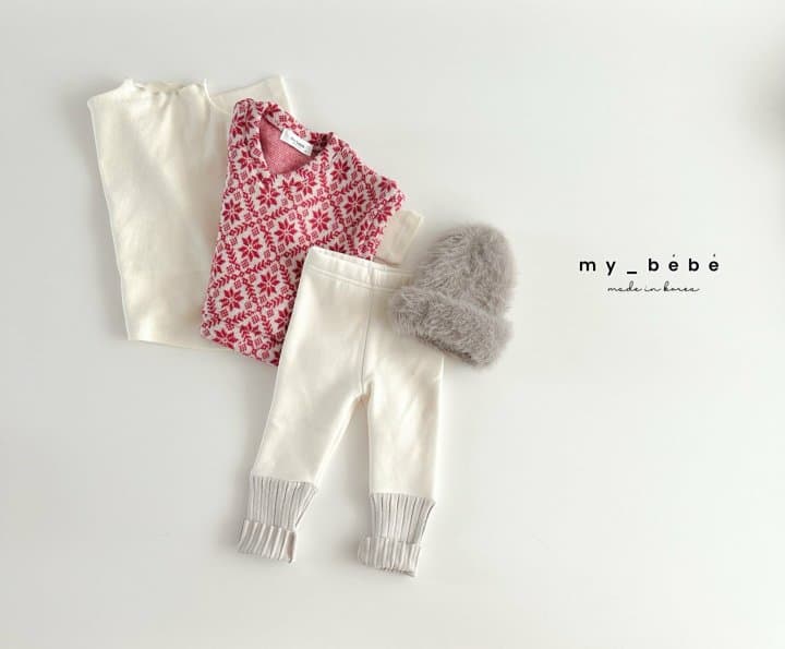 My Bebe - Korean Children Fashion - #kidzfashiontrend - Half Turtleneck - 7