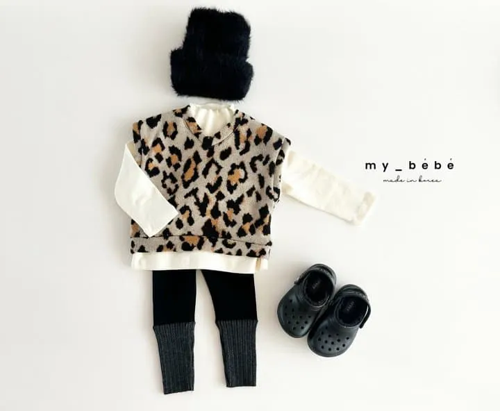 My Bebe - Korean Children Fashion - #magicofchildhood - Winter Jacquard Vest - 11