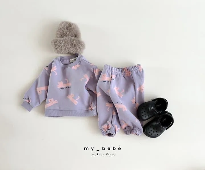 My Bebe - Korean Children Fashion - #minifashionista - Printed Set - 11