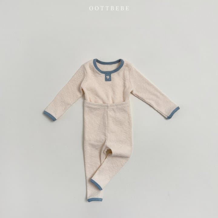 My Bebe - Korean Children Fashion - #todddlerfashion - Peach Love Easywear - 2