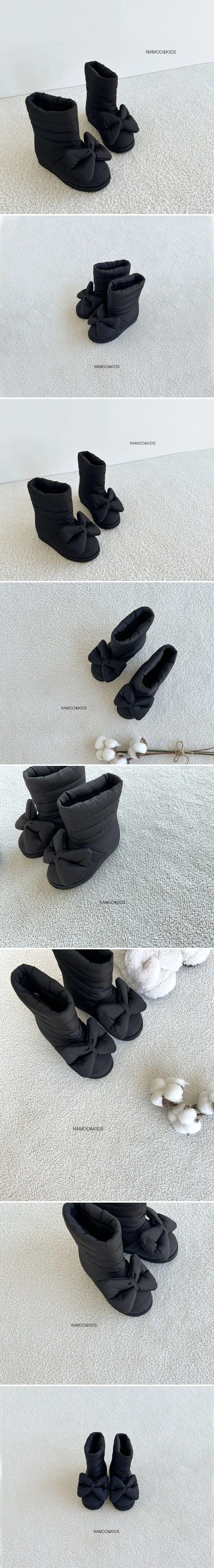 Namoo & Kids - Korean Children Fashion - #kidsstore - Rico Ribbon Padded Boots