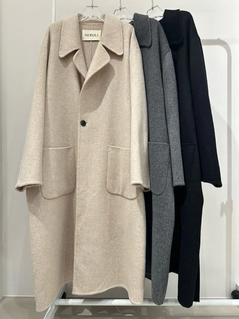 Neroli36 - Korean Women Fashion - #momslook - Handmade Wool Coat