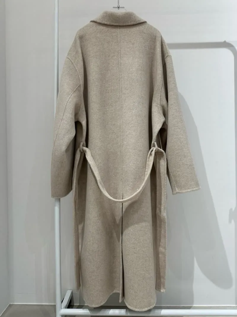 Neroli36 - Korean Women Fashion - #momslook - Handmade Wool Coat - 3