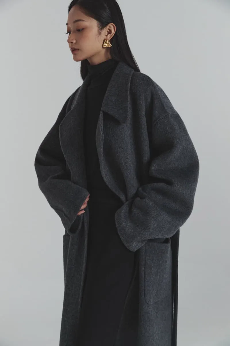 Neroli36 - Korean Women Fashion - #momslook - Handmade Wool Coat - 5