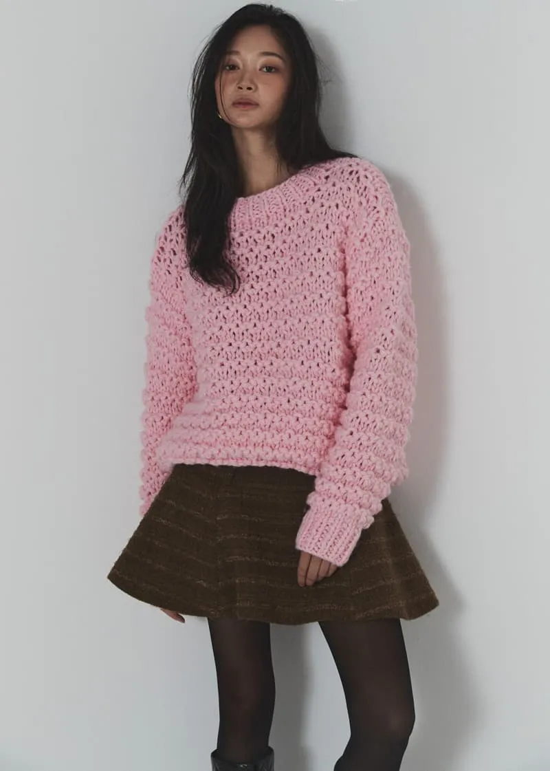 Neroli36 - Korean Women Fashion - #womensfashion - Handmae Knit Sweater - 4