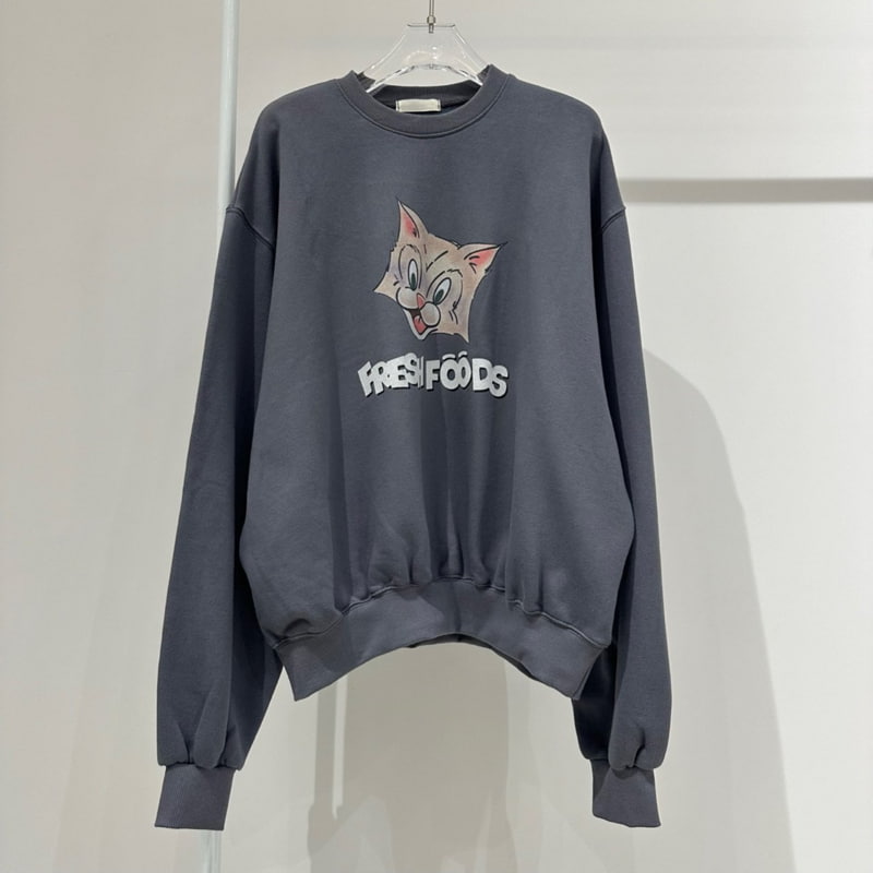 Neroli36 - Korean Women Fashion - #shopsmall - Cat Sweatshirts - 2