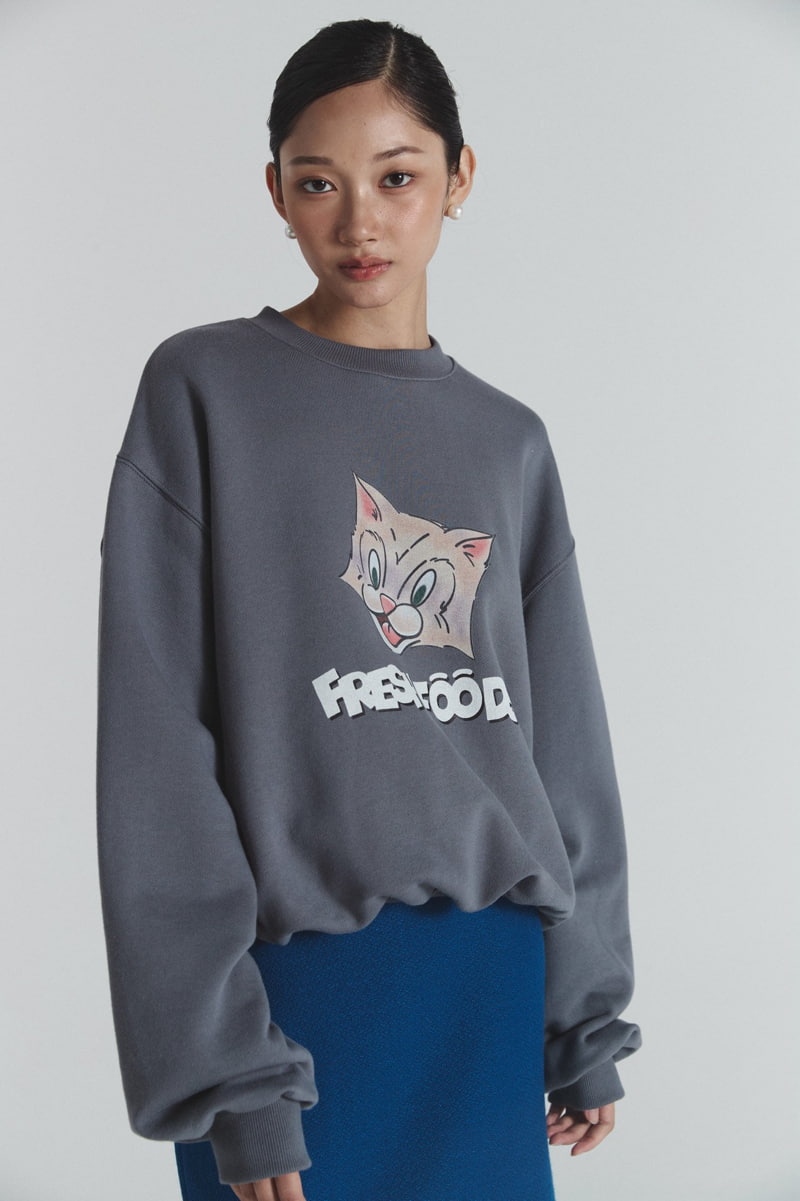 Neroli36 - Korean Women Fashion - #womensfashion - Cat Sweatshirts - 6