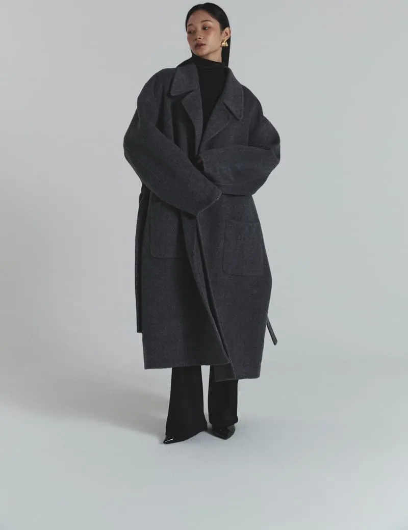 Neroli36 - Korean Women Fashion - #momslook - Handmade Wool Coat - 4