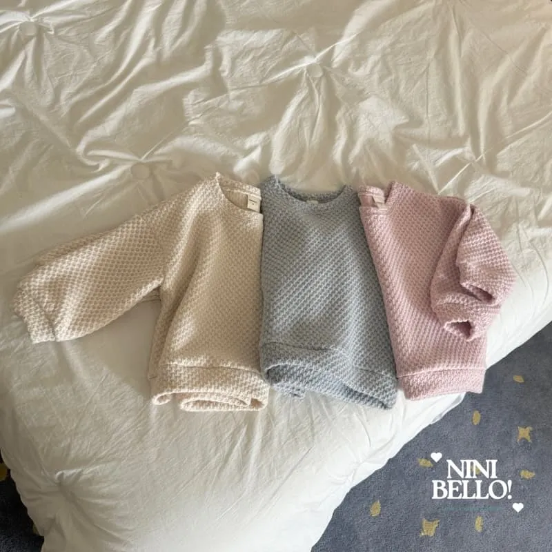 Ninibello - Korean Baby Fashion - #babyboutique - Snug Knit Sweatshirt