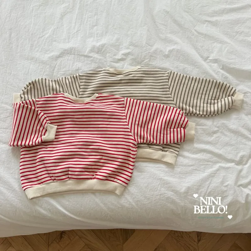 Ninibello - Korean Baby Fashion - #babyboutiqueclothing - Stripe Heart Sweatshirt - 8