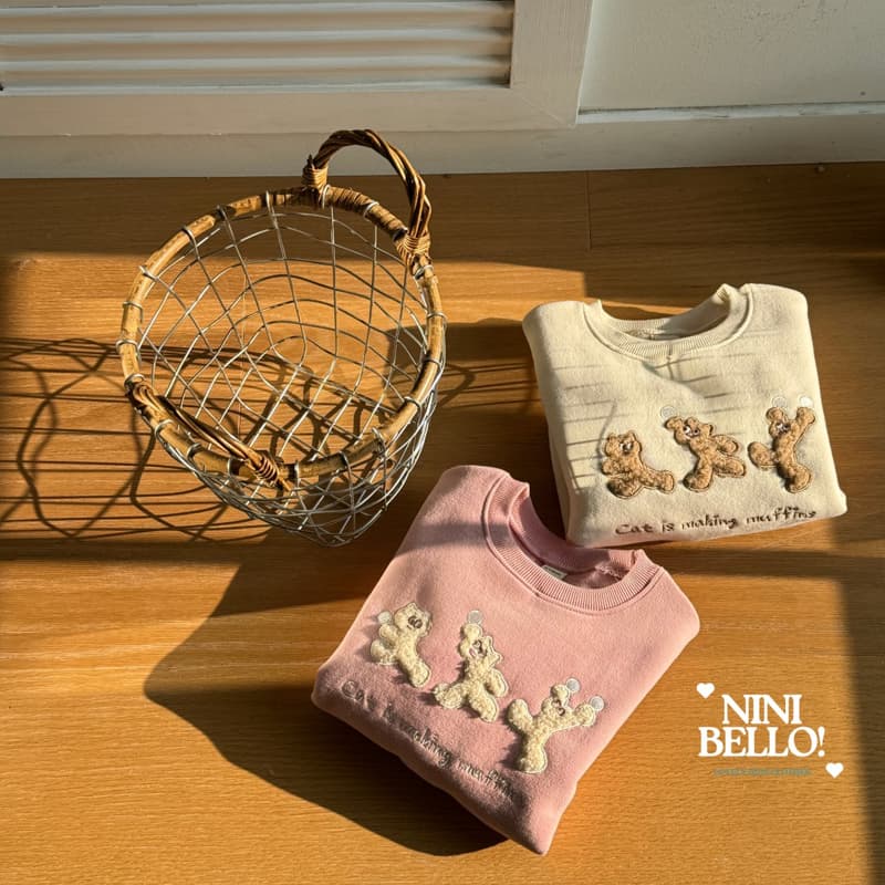 Ninibello - Korean Baby Fashion - #babyfashion - Cat Friends Sweatshirt