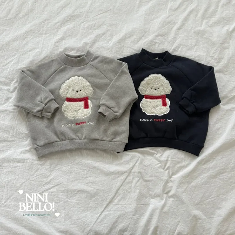 Ninibello - Korean Baby Fashion - #babyfever - Puppy Raglan Sweatshirt - 3