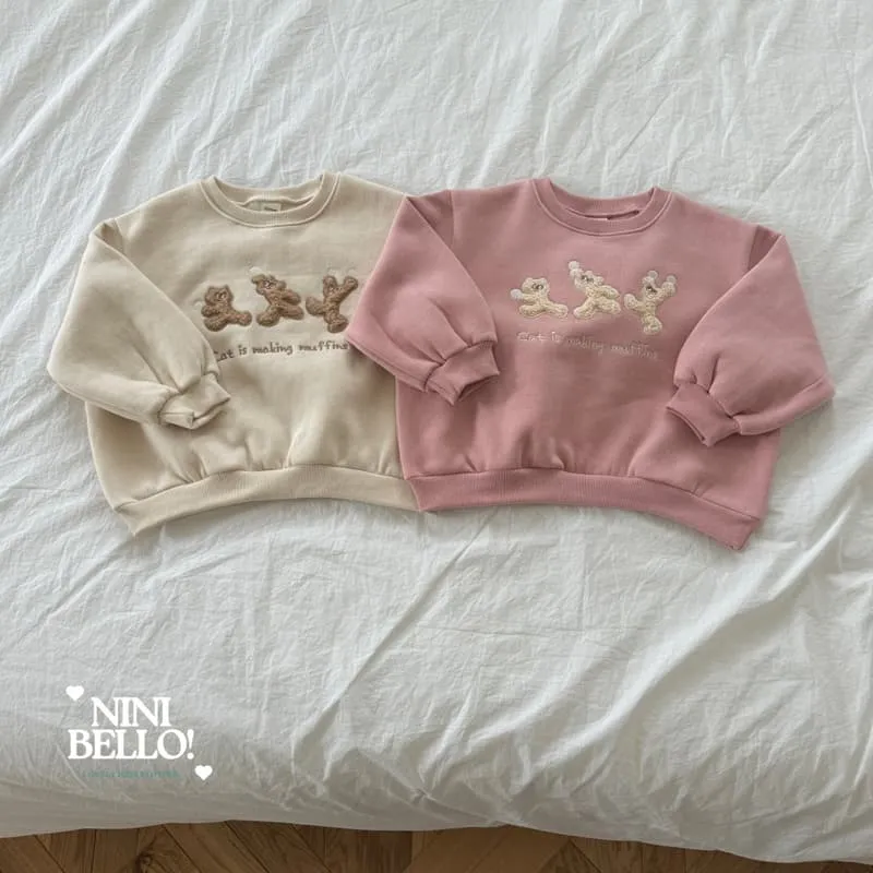 Ninibello - Korean Baby Fashion - #babygirlfashion - Cat Friends Sweatshirt - 3