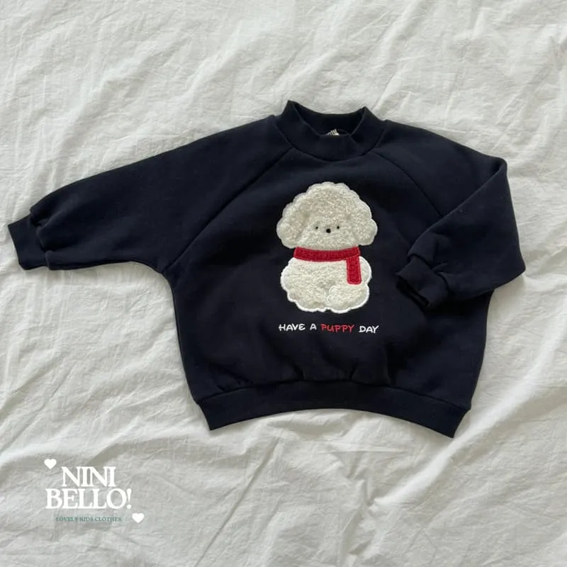 Ninibello - Korean Baby Fashion - #babylifestyle - Puppy Raglan Sweatshirt - 5