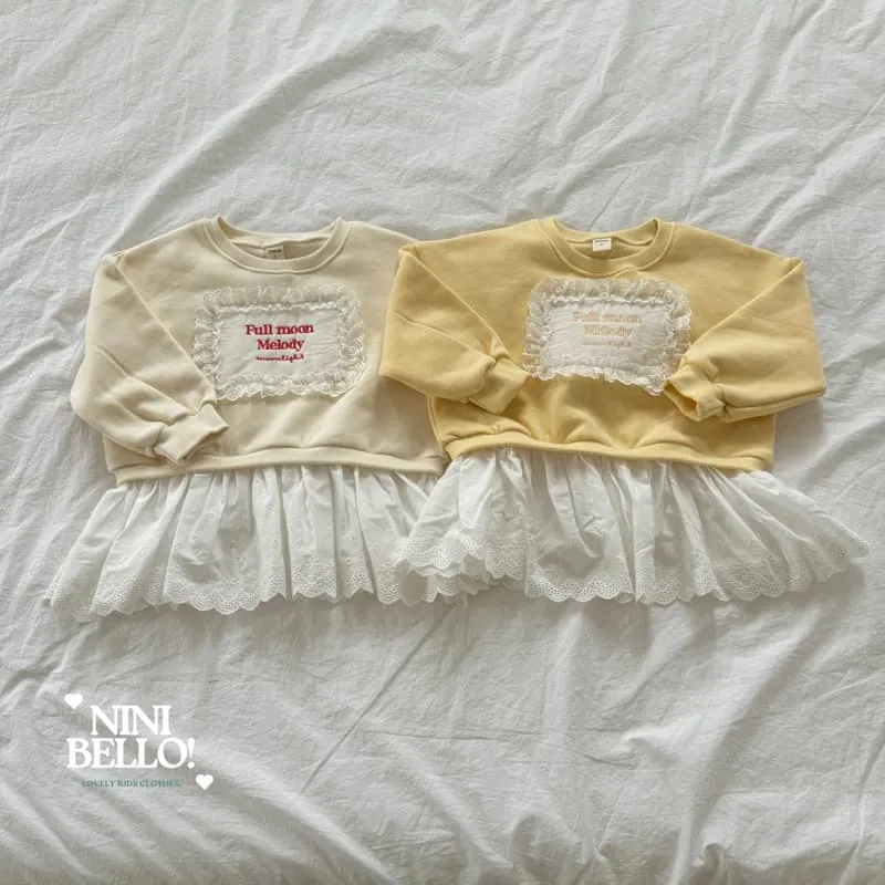 Ninibello - Korean Baby Fashion - #babyoninstagram - Melody Lace Sweatshirt - 9