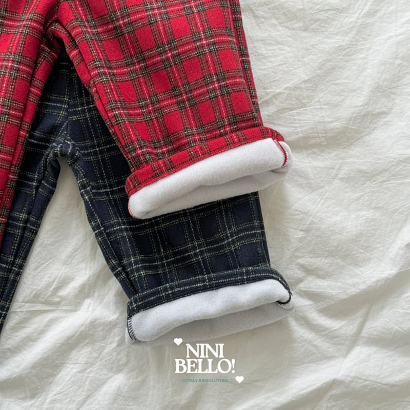 Ninibello - Korean Baby Fashion - #babyoninstagram - Merry Check Pants - 7