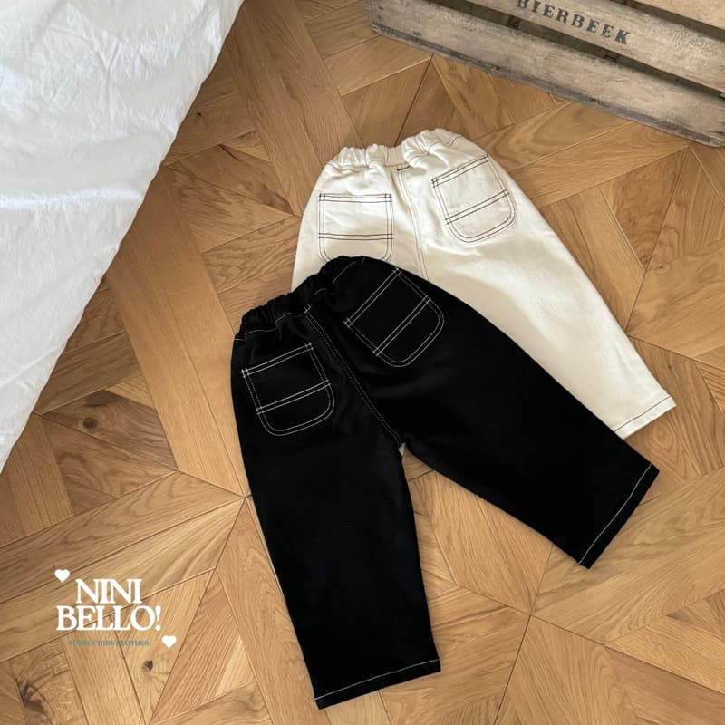 Ninibello - Korean Baby Fashion - #babyoninstagram - Mine Stitch Pants - 6