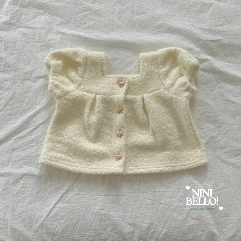 Ninibello - Korean Baby Fashion - #babyoninstagram - Snowflake Short Sleeve Cardigan - 7