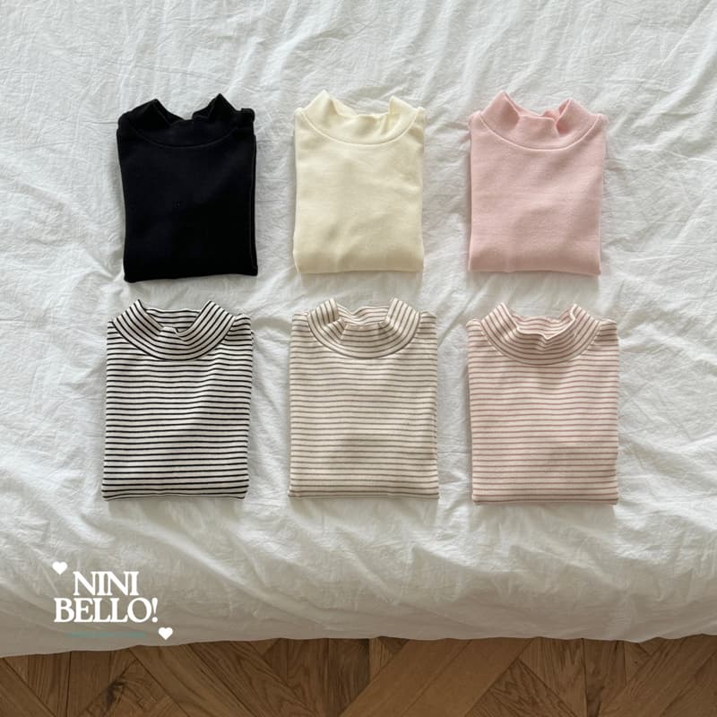 Ninibello - Korean Baby Fashion - #babyoninstagram - Warm Turtleneck Tee Set