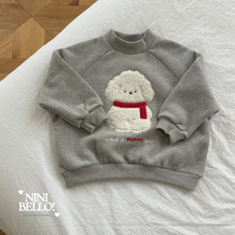 Ninibello - Korean Baby Fashion - #babyootd - Puppy Raglan Sweatshirt - 7