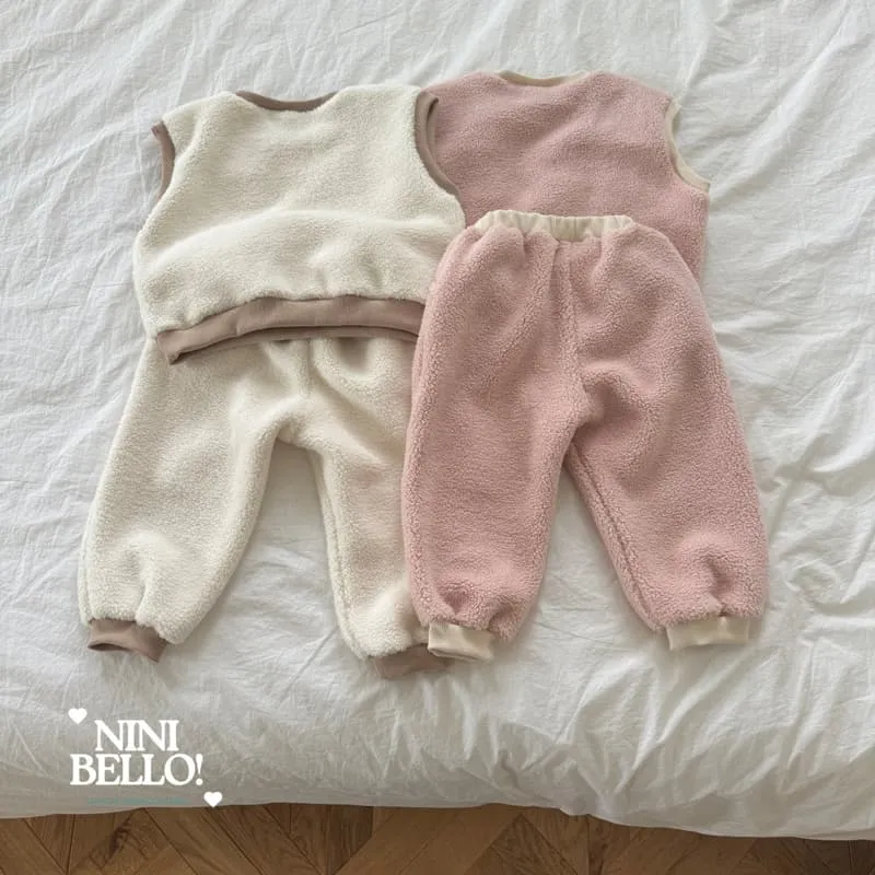 Ninibello - Korean Baby Fashion - #babyootd - Soft Embroidery Bear Set - 6