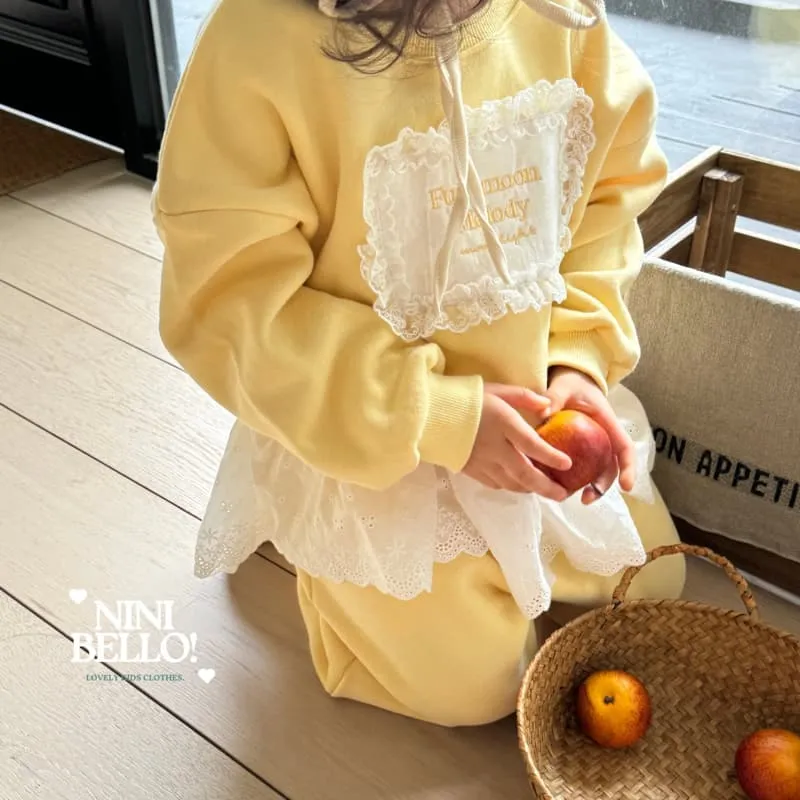 Ninibello - Korean Baby Fashion - #babyoutfit - Melody Lace Sweatshirt - 11