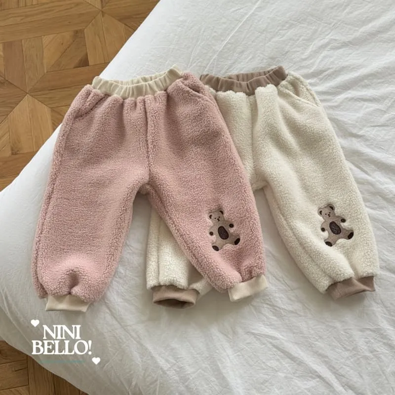 Ninibello - Korean Baby Fashion - #babyoutfit - Soft Embroidery Bear Set - 8