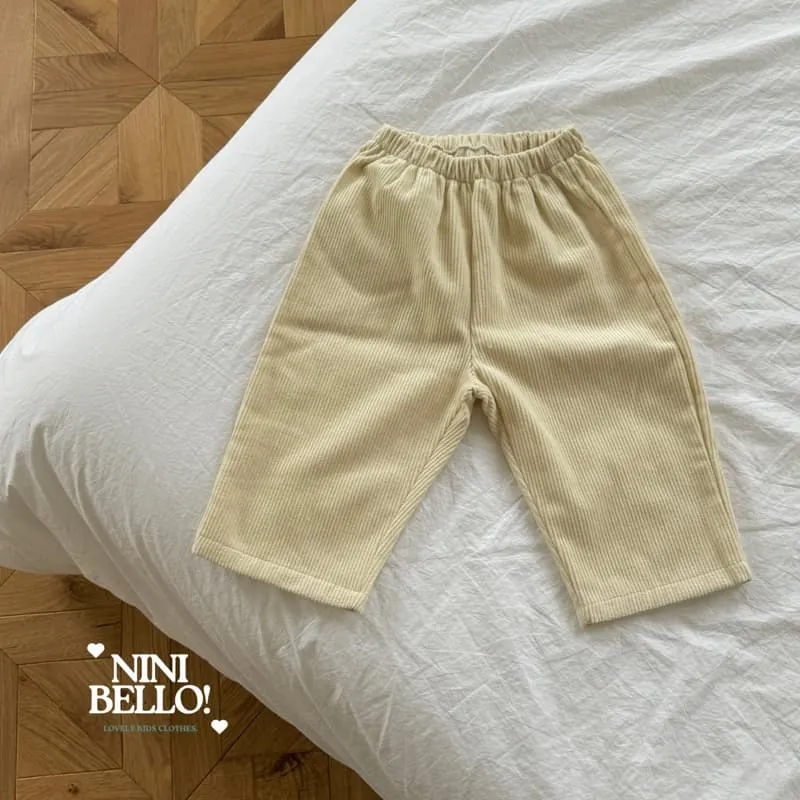 Ninibello - Korean Baby Fashion - #babyoutfit - Mood Corduroy Pants - 6