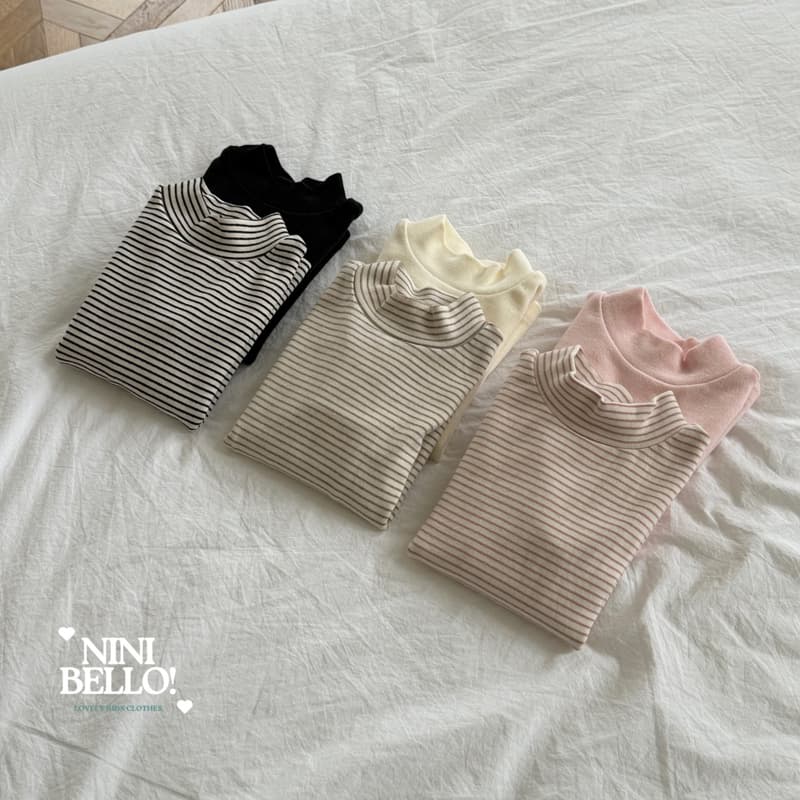 Ninibello - Korean Baby Fashion - #babywear - Warm Turtleneck Tee Set - 5