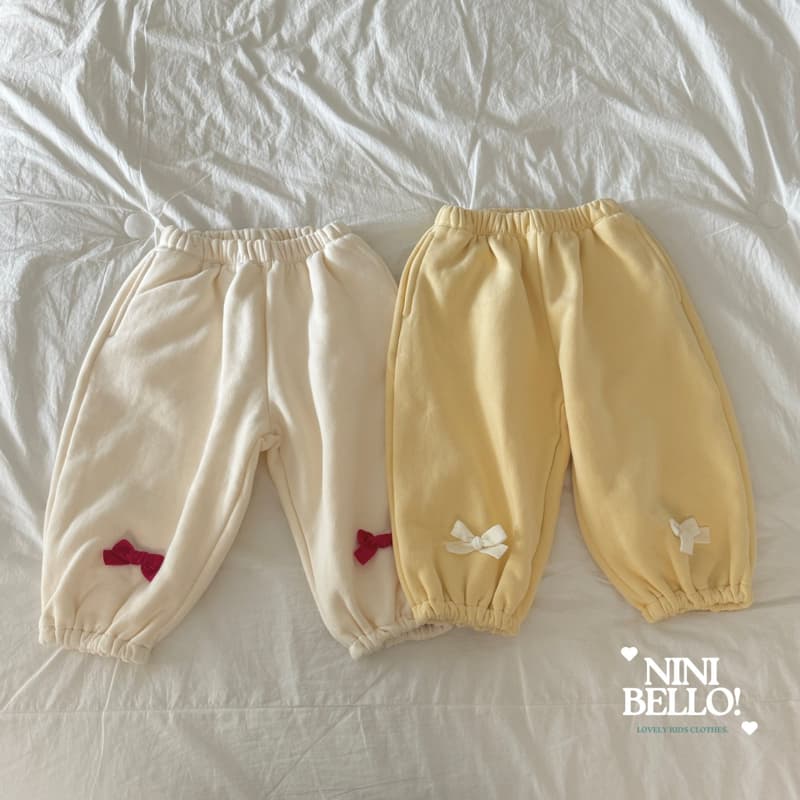 Ninibello - Korean Baby Fashion - #onlinebabyshop - Melody Ribbon Pants