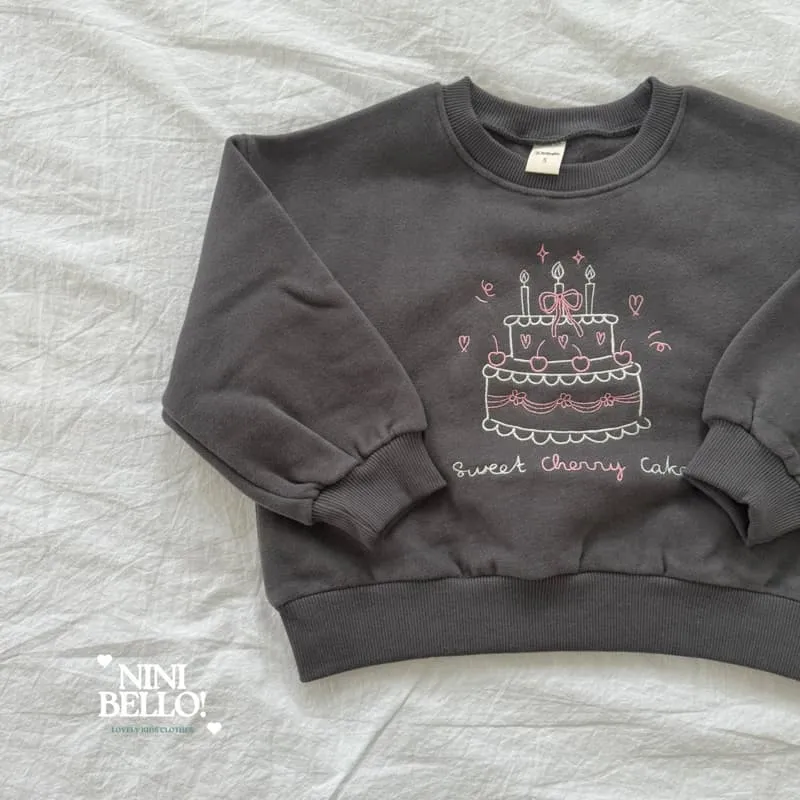 Ninibello - Korean Baby Fashion - #onlinebabyshop - Cherry Cake Sweatshirt - 8