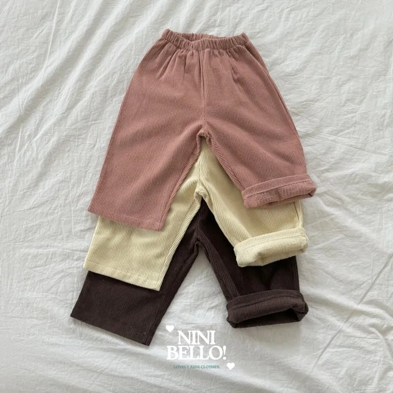 Ninibello - Korean Baby Fashion - #onlinebabyshop - Mood Corduroy Pants - 9