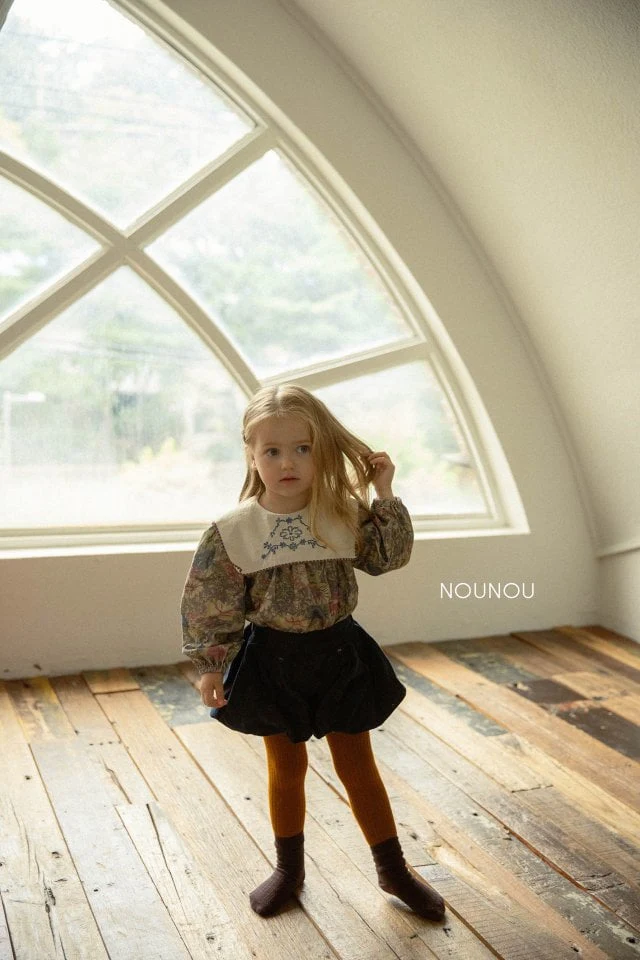 Nounou - Korean Children Fashion - #childrensboutique - Garden Blouse