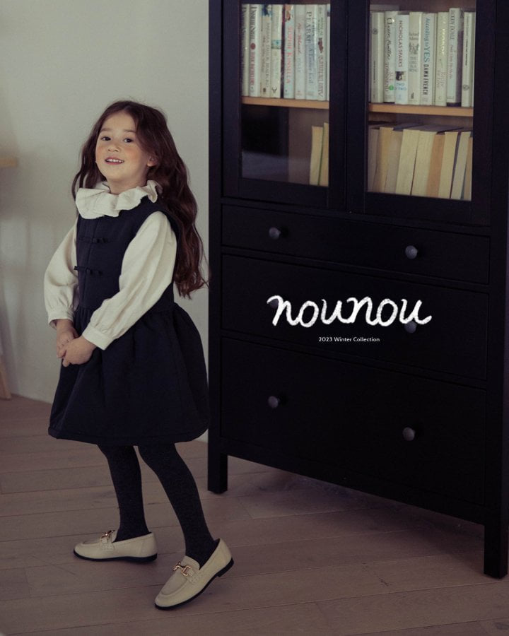 Nounou - Korean Children Fashion - #fashionkids - Winter Ribbon Dress - 11