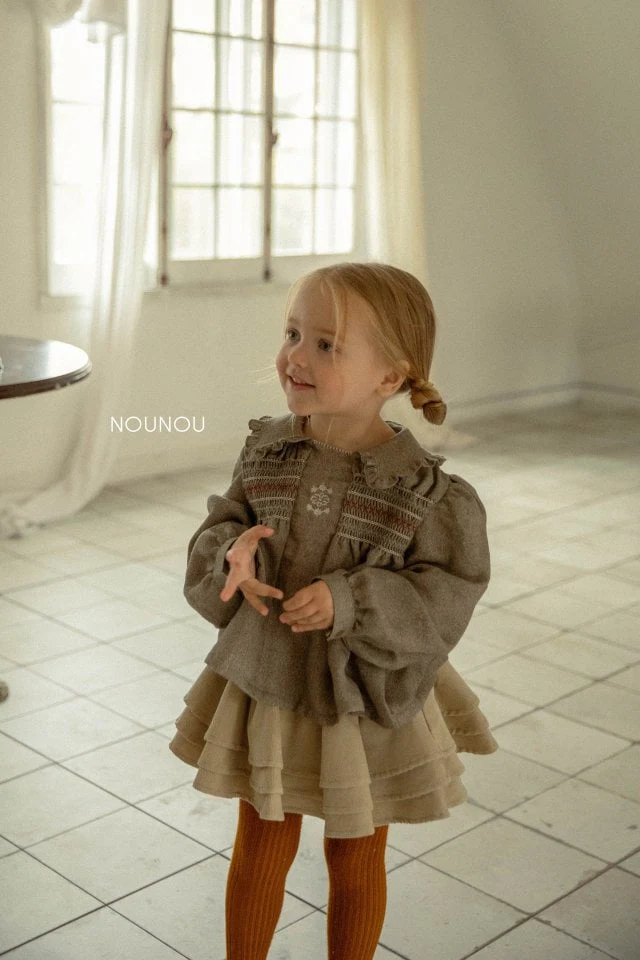 Nounou - Korean Children Fashion - #kidsshorts - Jaejae Blouse