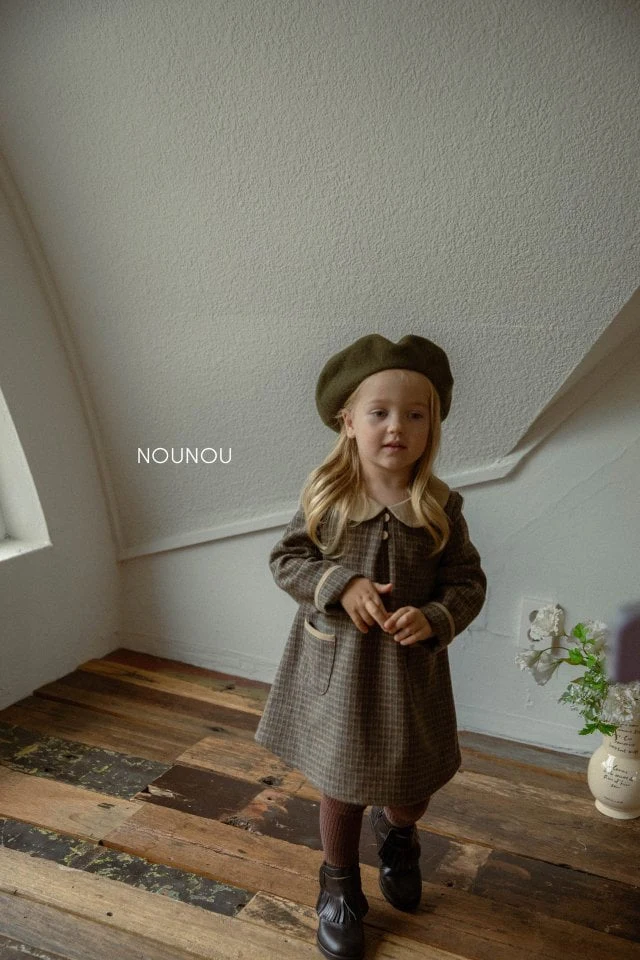 Nounou - Korean Children Fashion - #kidsshorts - Automne Dress - 4