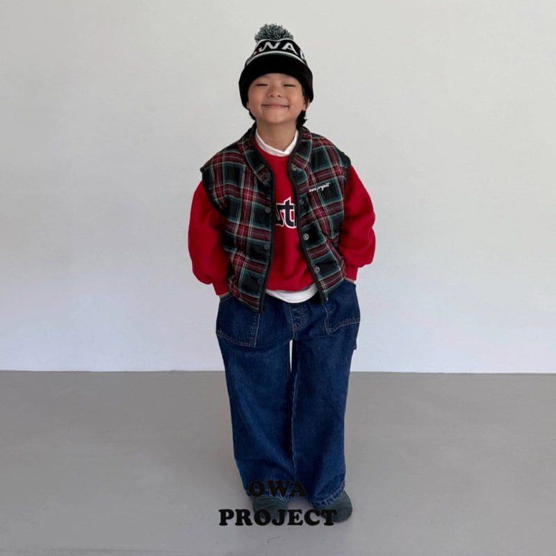 O Wa - Korean Children Fashion - #Kfashion4kids - Two Pocket Denim Pants - 2