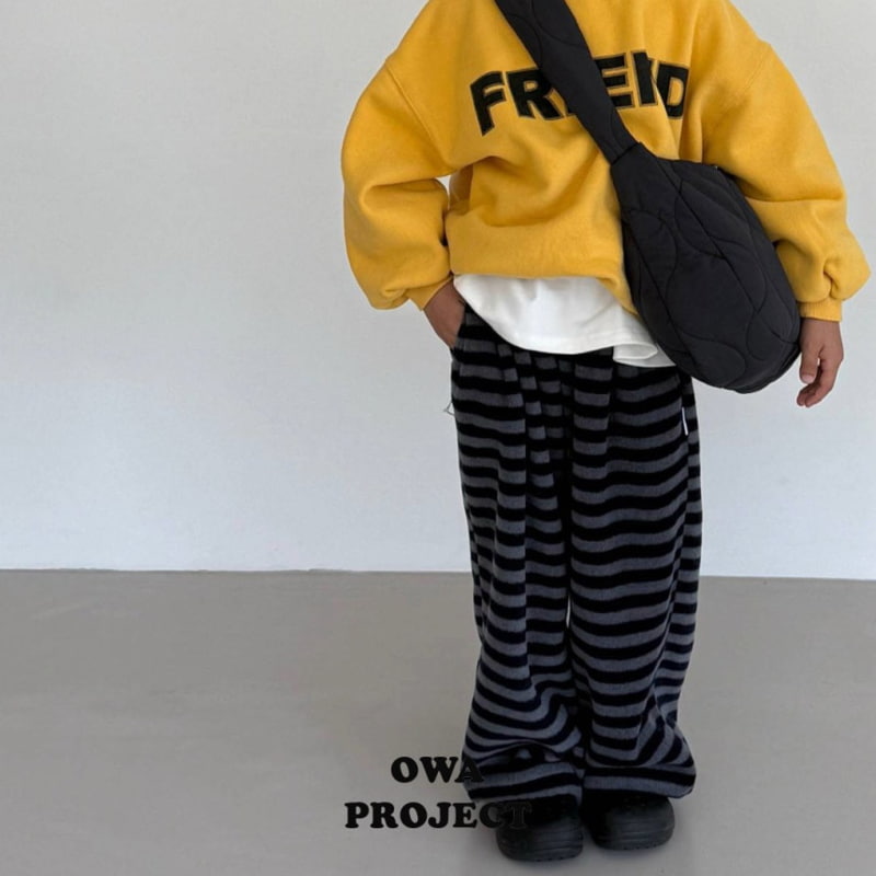 O Wa - Korean Children Fashion - #childofig - Wide Fleece Pants - 2