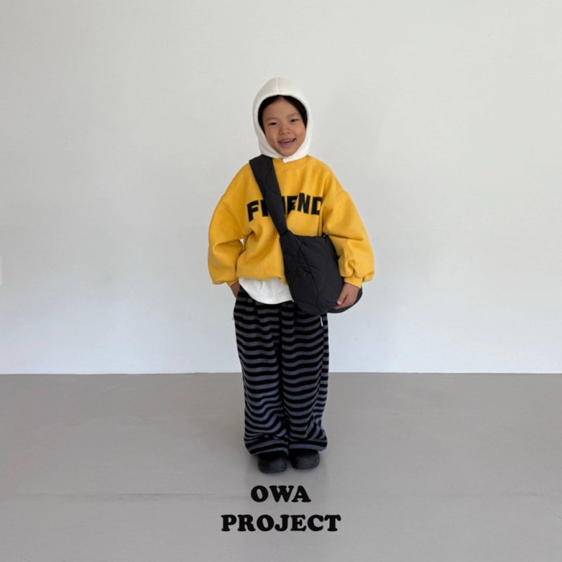 O Wa - Korean Children Fashion - #childofig - Wide Fleece Pants - 3