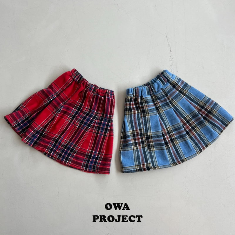 O Wa - Korean Children Fashion - #childrensboutique - Pintuck Check Skirt - 11