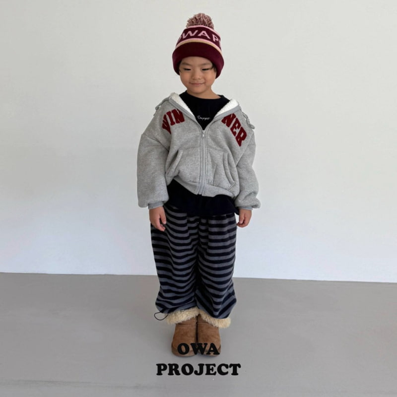 O Wa - Korean Children Fashion - #discoveringself - Wide Fleece Pants - 6