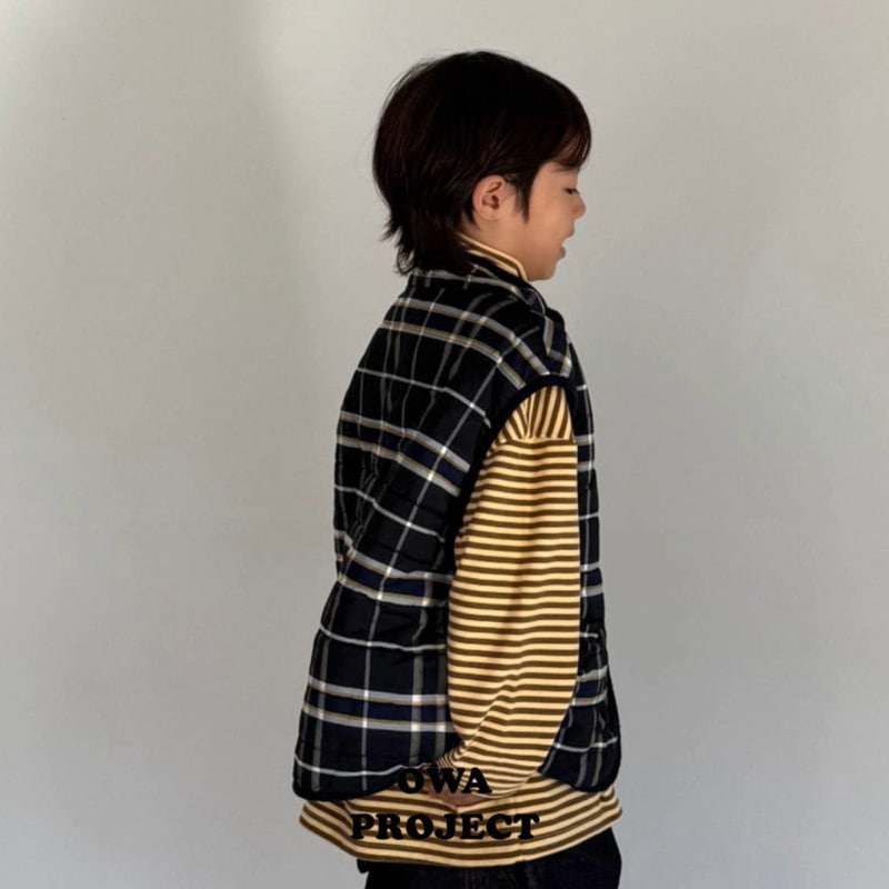 O Wa - Korean Children Fashion - #Kfashion4kids - Rib Stripe Turtleneck Tee - 4