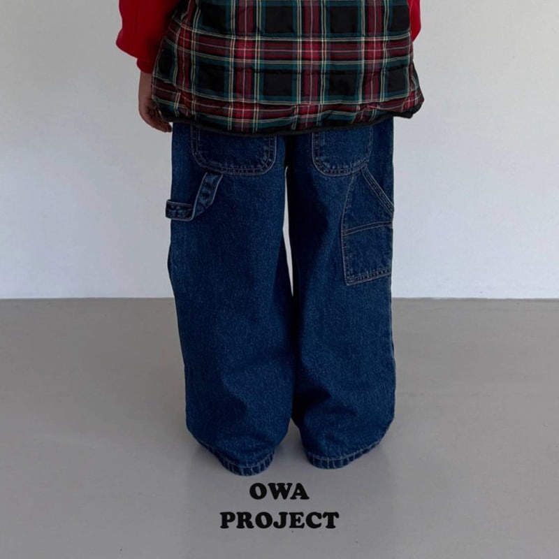 O Wa - Korean Children Fashion - #prettylittlegirls - Two Pocket Denim Pants - 6