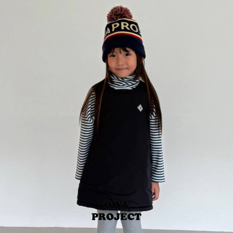 O Wa - Korean Children Fashion - #prettylittlegirls - Rib Stripe Turtleneck Tee - 7