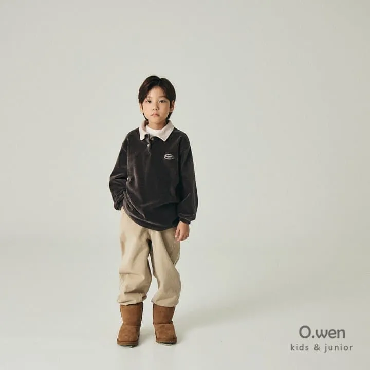 O Wen - Korean Children Fashion - #Kfashion4kids - Wide Cut Brushed Cotton Pants - 5