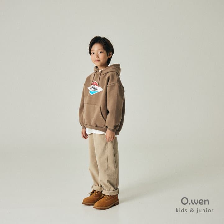 O Wen - Korean Children Fashion - #Kfashion4kids - California Brushed Hoodie (with Mom) - 6