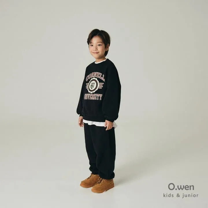 O Wen - Korean Children Fashion - #childofig - Corel Brushed Sweatshirt - 5