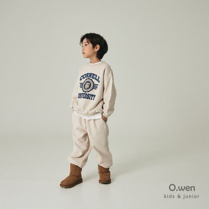 O Wen - Korean Children Fashion - #stylishchildhood - Corel Brushed Jogger Pants - 4